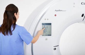 Canon Aquilion Serve SP CT scanner