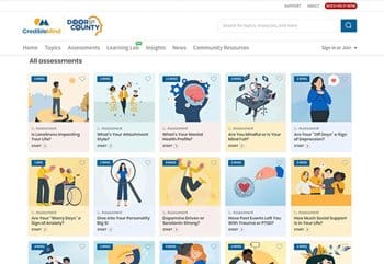 Mental health online assessment resources