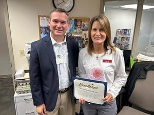 Mission and Values Excellence Award Jody