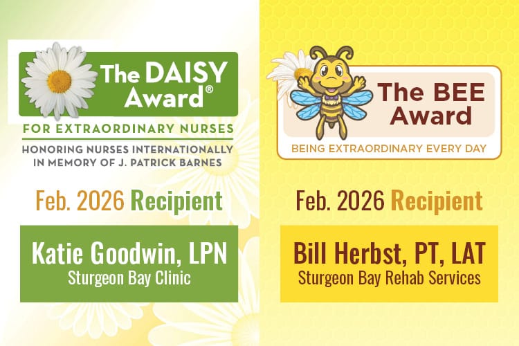 Congratulations to our February DAISY & BEE Awards Winners!
